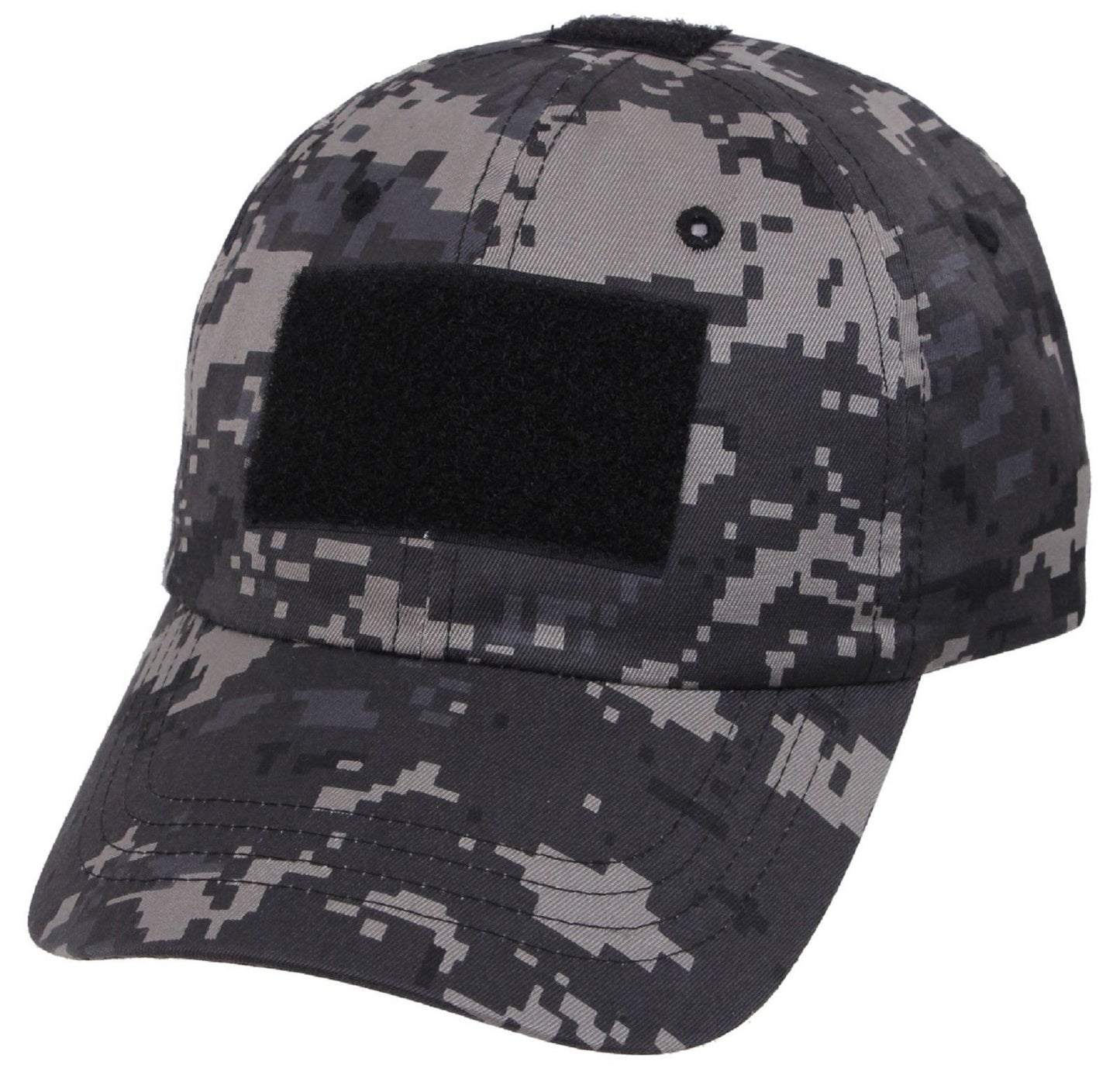 Subdued Urban Digital Camouflage Tactical Operator Cap - Patch Area Baseball Hat