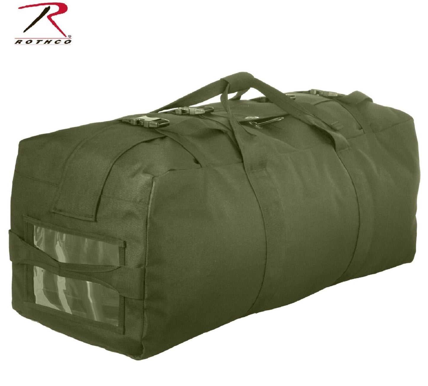 Large 32" Enhanced Nylon Duffle Bag - Rothco Olive Drab Green GI Type Gear Bag