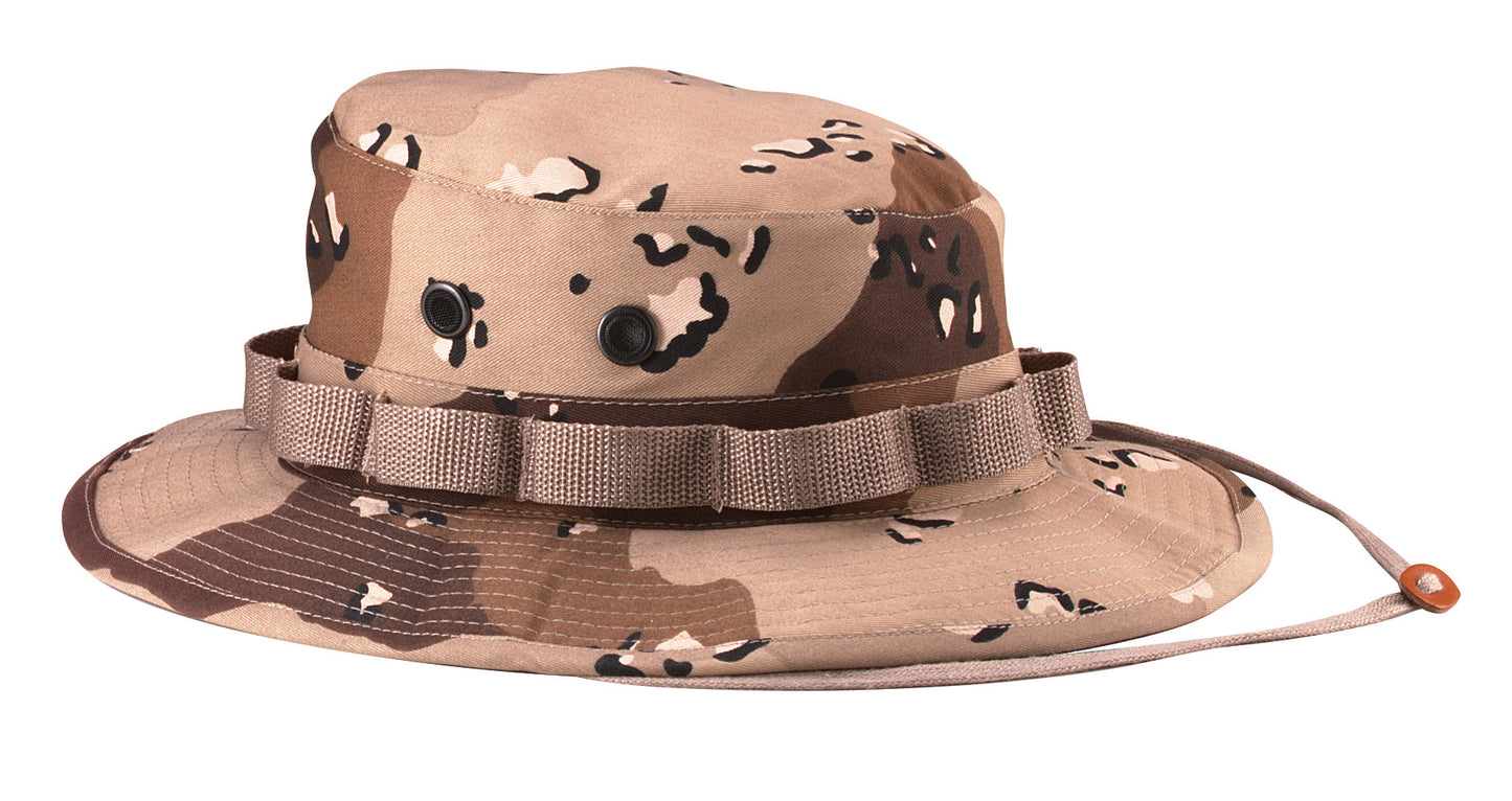 Boonie Hat - Cotton Wide-Brim Bucket Hat