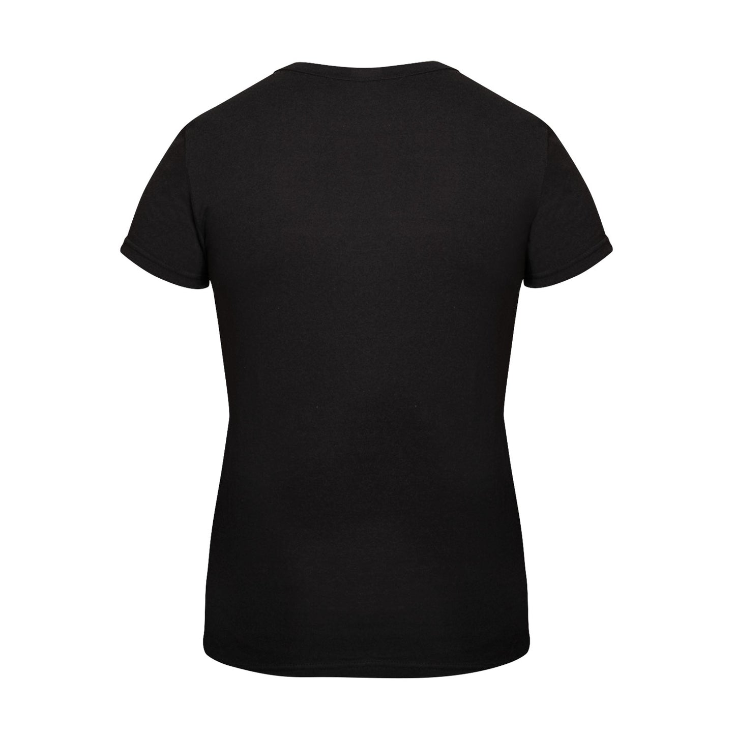 Rothco Women's Long Length Distressed US Flag Black T-Shirt