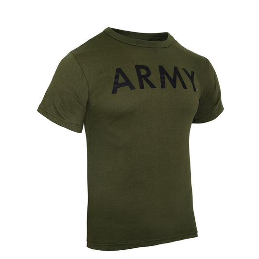 Olive Drab Army Tee - Physical Training Army T-Shirt