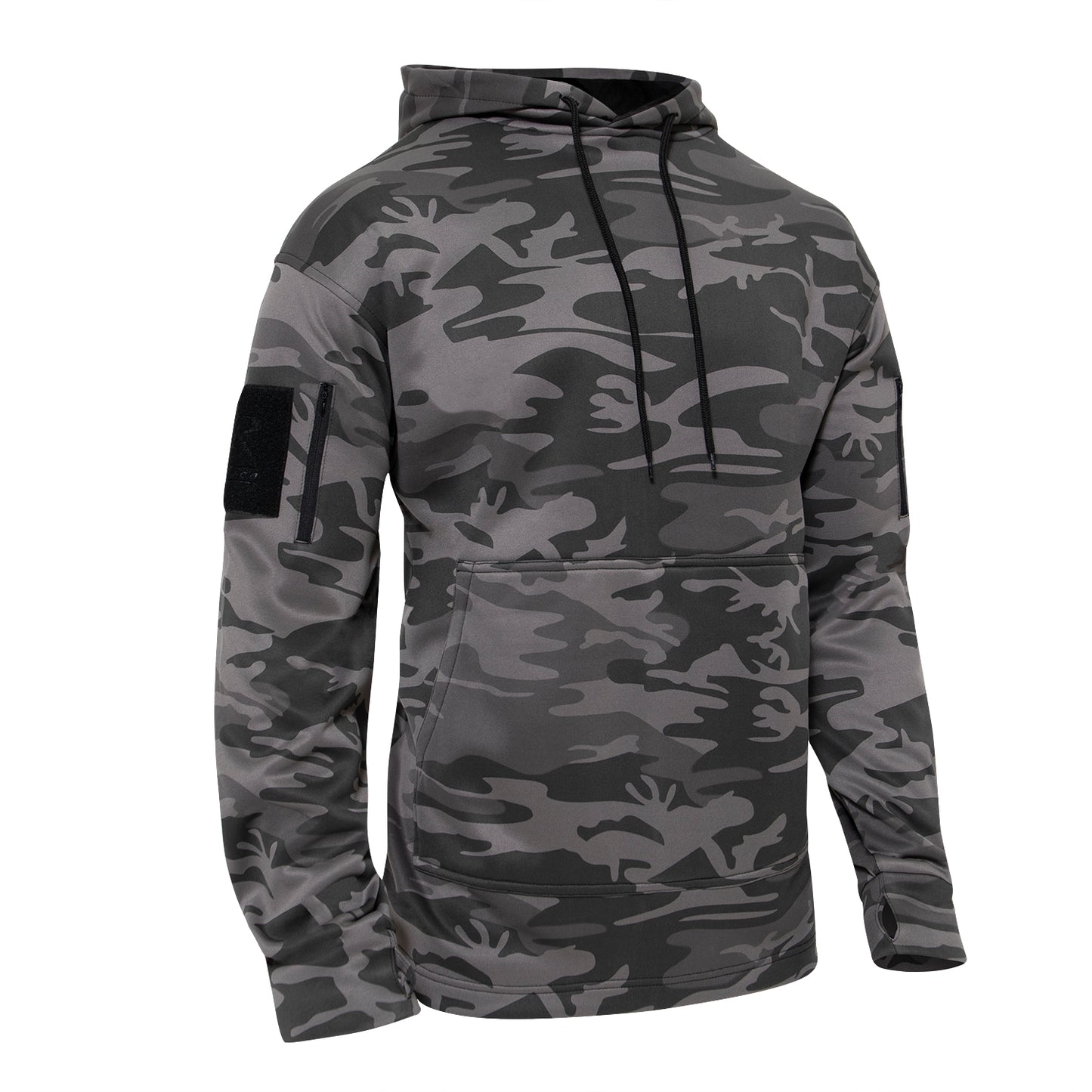 Men's Camouflage Concealed Carry Hoodies Tactical CCW Pullover Hooded Sweatshirt