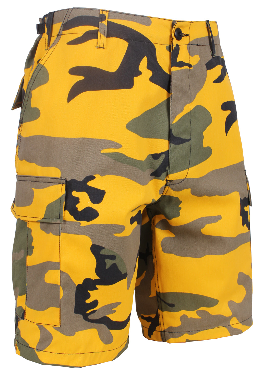 Men's Stinger Yellow Camo BDU Tactical Cargo Shorts Rothco