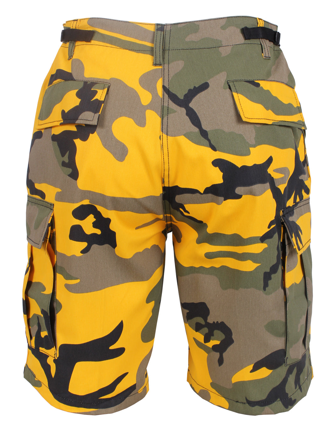 Men's Stinger Yellow Camo BDU Tactical Cargo Shorts Rothco