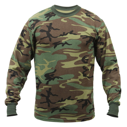 Rothco Long Sleeve Camo T-Shirts - Long Sleeve Camouflage Tees