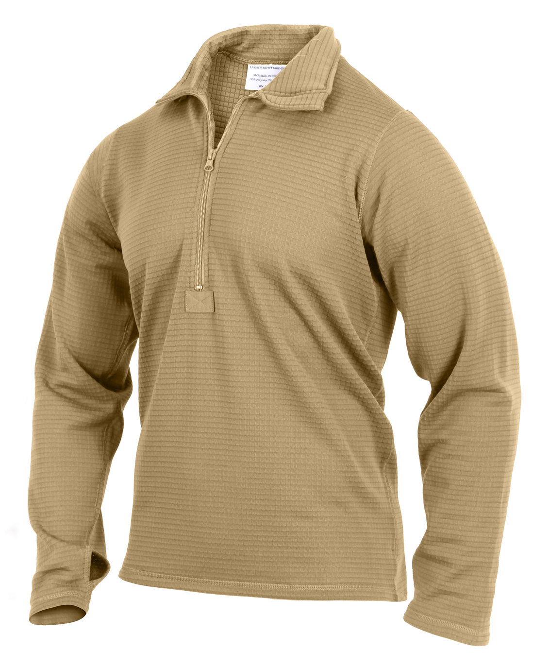 AR-670-1 Coyote Brown Cold Weather Base Layer Winter Shirt Top