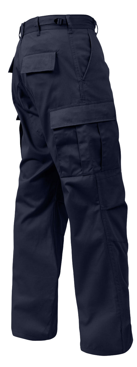 Men's Navy Blue Fatigue Pant - Rothco 6 Pocket Tactical BDU Work Pants
