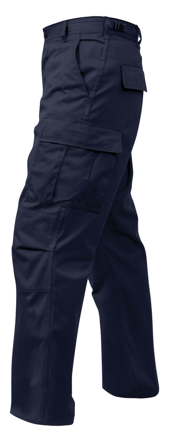 Men's Navy Blue Fatigue Pant - Rothco 6 Pocket Tactical BDU Work Pants