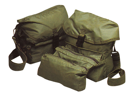 G.I. Style Medical Kit Bag - OD GI Type Med Kit Bag - 3 Zippered Sections