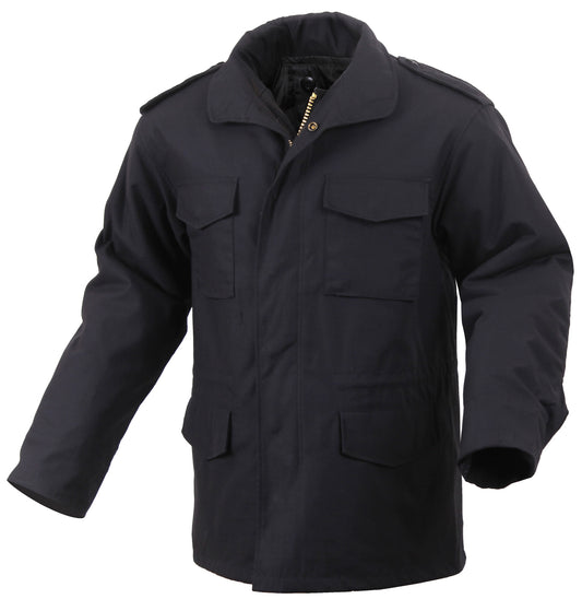 Rothco Black M-65 Field Jacket with Removeable Liner