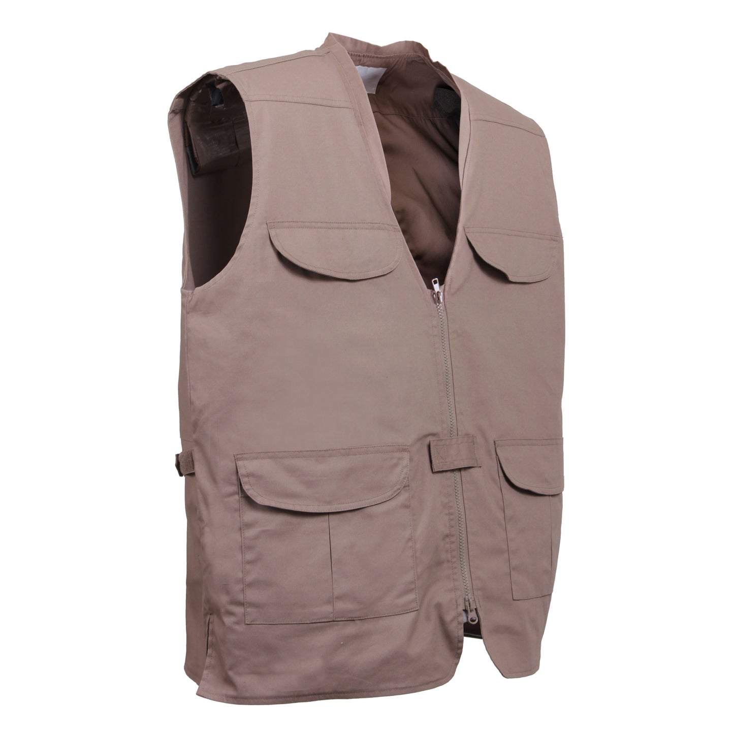 Khaki Lightweight Concealed Carry Vest - Rothco Ambidextrous CCW Tactical Vests