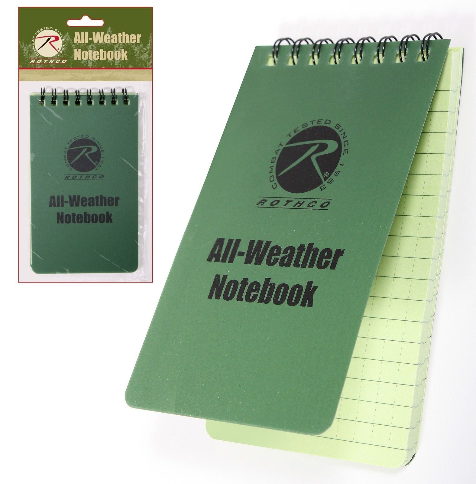 All-Weather Notebook - 48 Sheets Waterproof Paper Note Book Outdoor ...