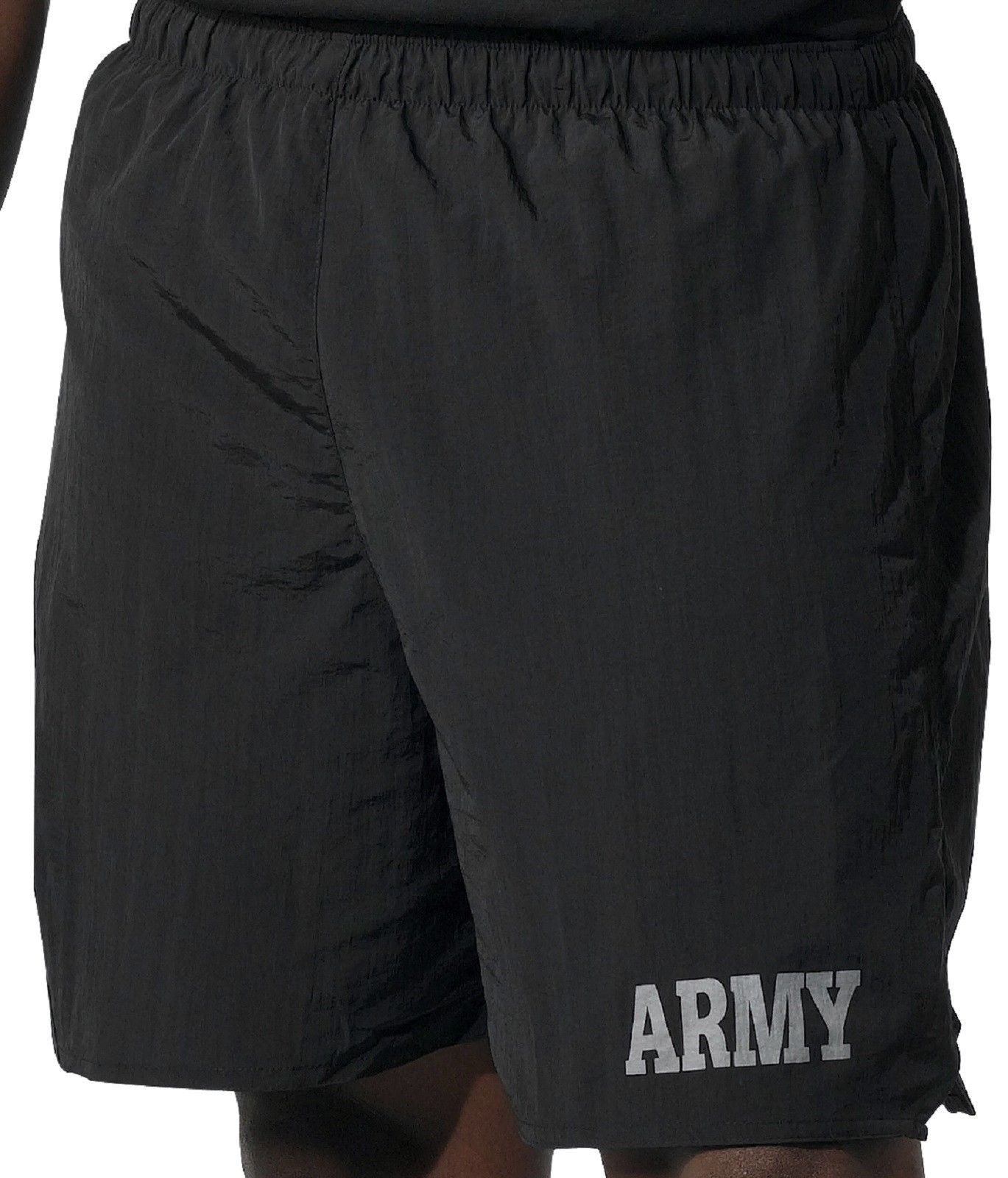 Rothco Black Physical Training "Army" Shorts