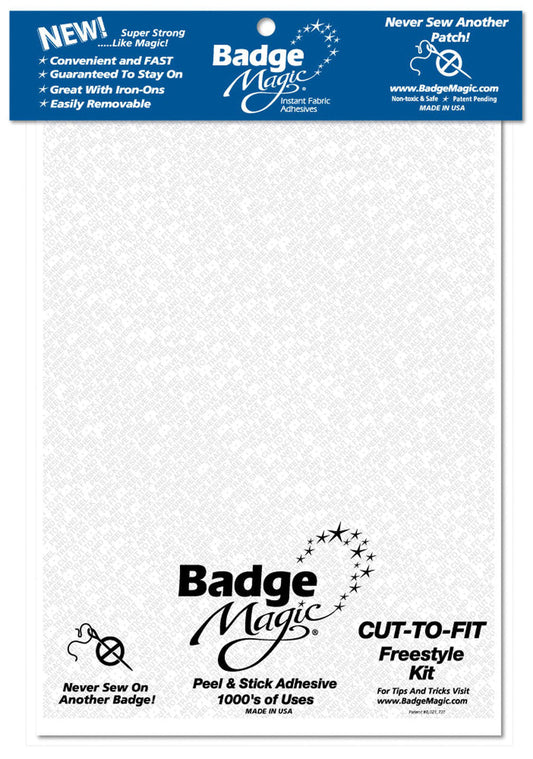 Badge Magic Cut to Fit Freestyle Kit / Adhesive