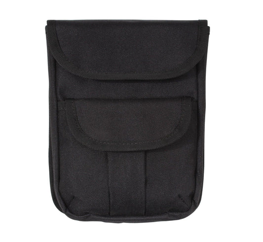 Molle Compatible 2- Pocket Pouch - Black