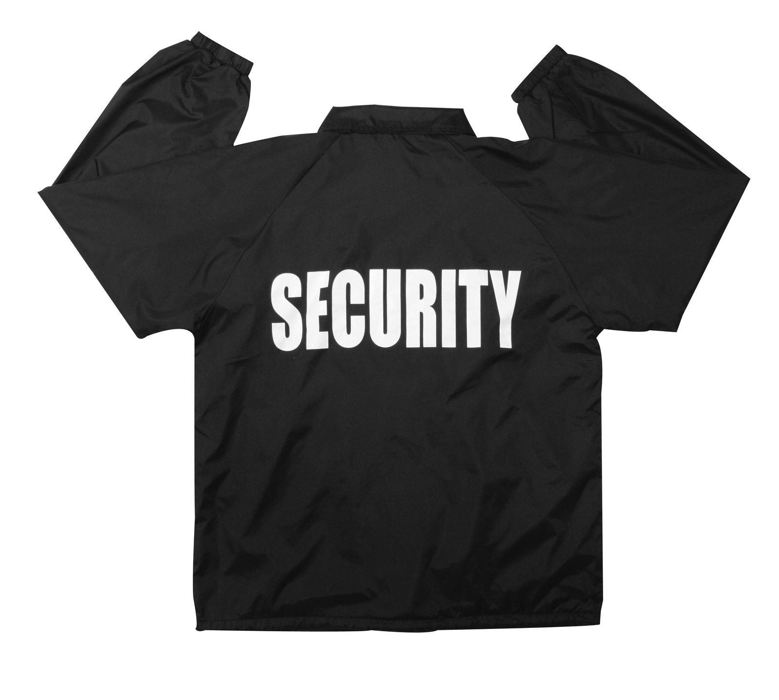 Rothco - Security Lined Black Coaches Jacket