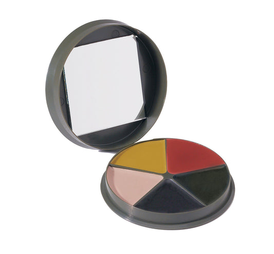Camouflage Face Paint - 5 Colors - Compact Includes Mirror