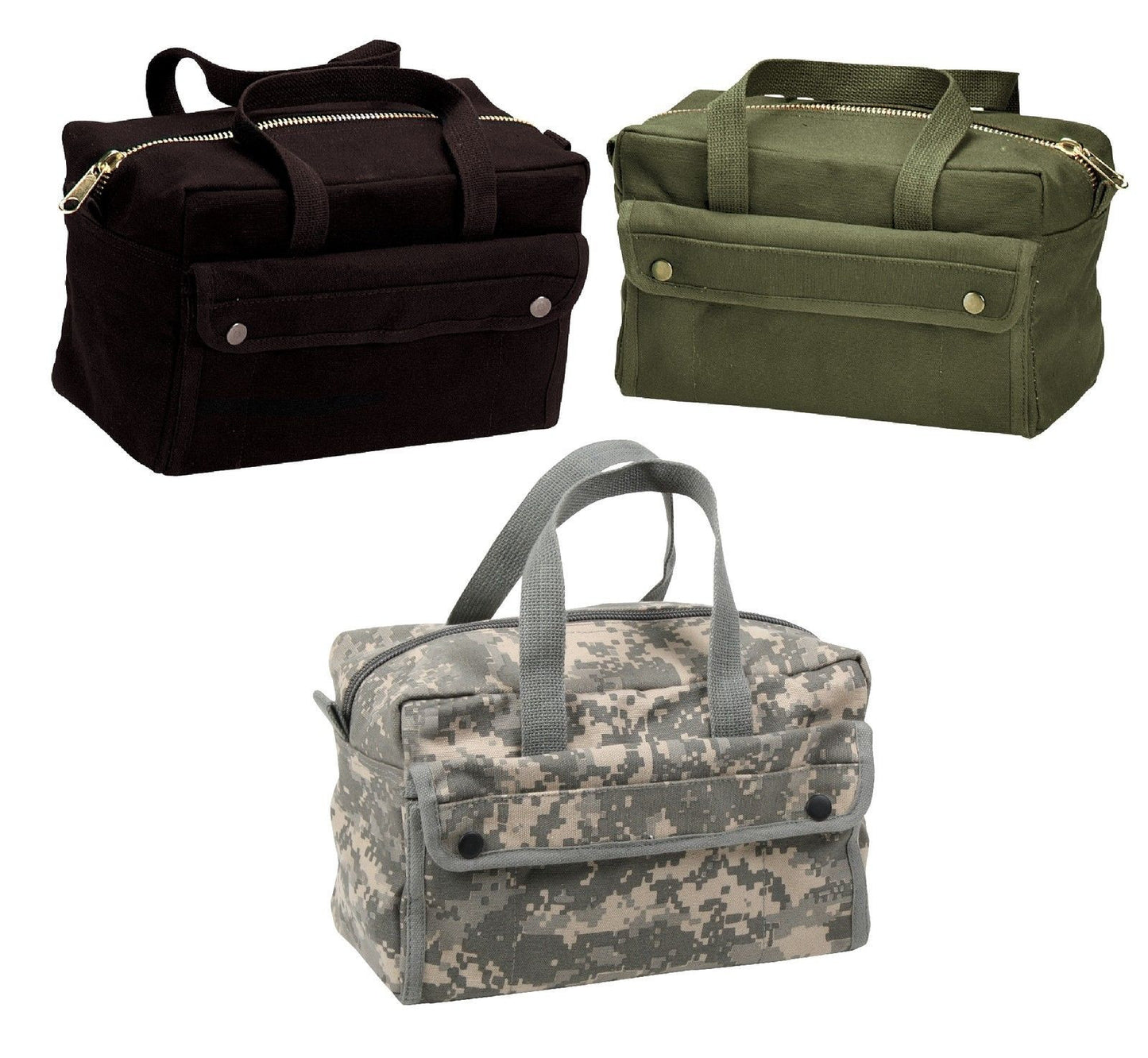 Mechanics Tool Bags Heavyweight Canvas - Camo Tool Bag Black, OD, ACU