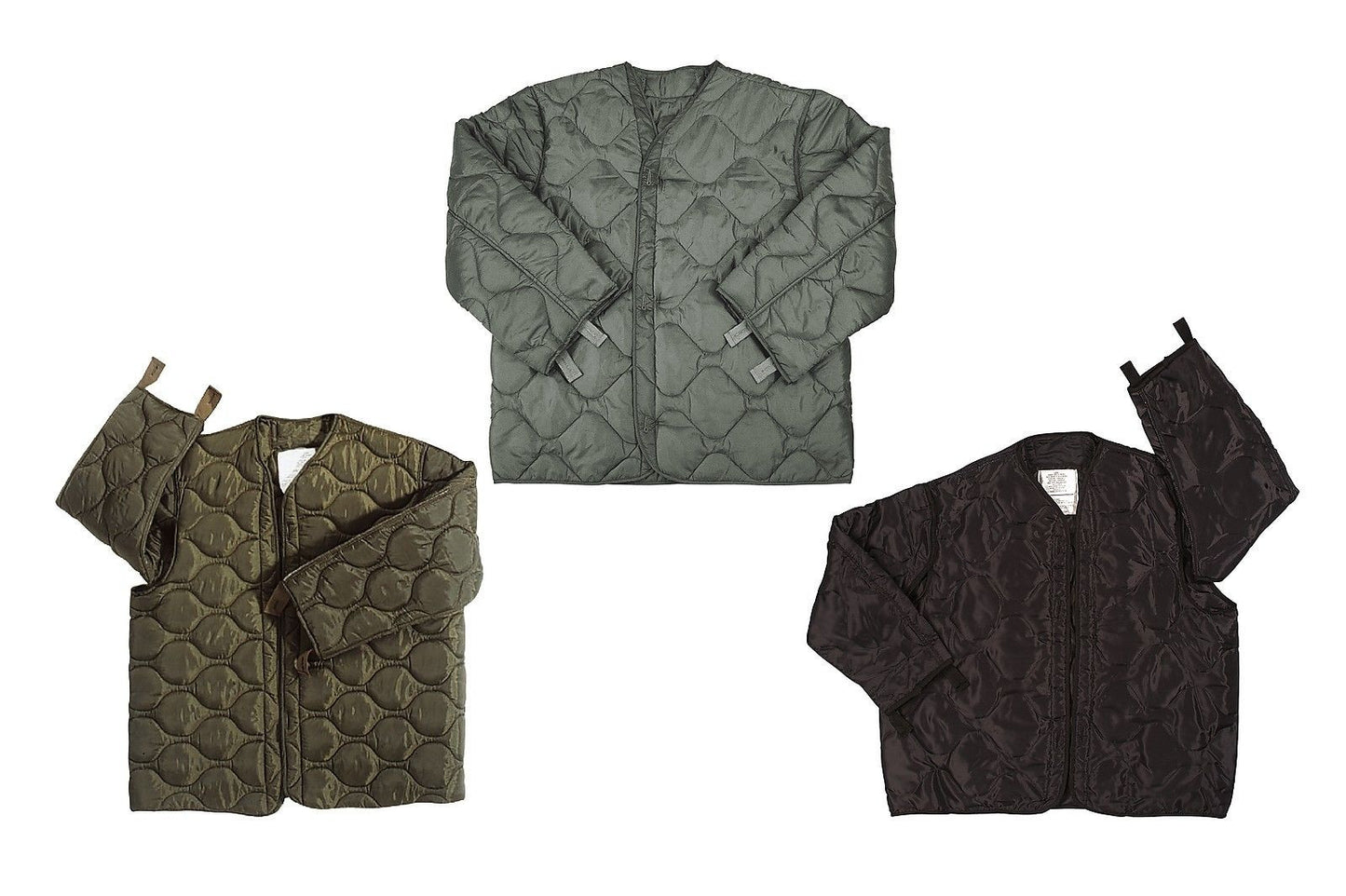 Vintage M-65 Field Jacket Liners - Foliage Olive or Black