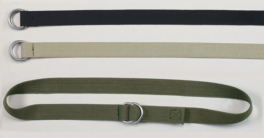 D-Ring Expedition Belt - Black, Khaki, Olive Drab