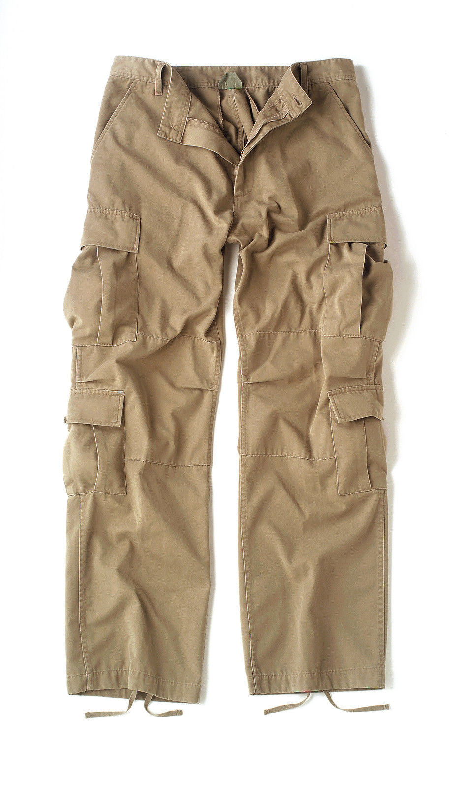 Vintage Khaki Paratrooper Cargo Pants BDU