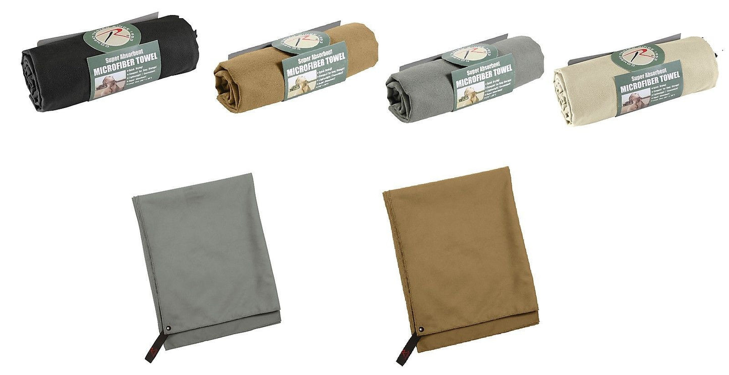 Micro Fiber Towels - Microfiber Body & Hand Towels - 30" x 50" or 15" x 24"