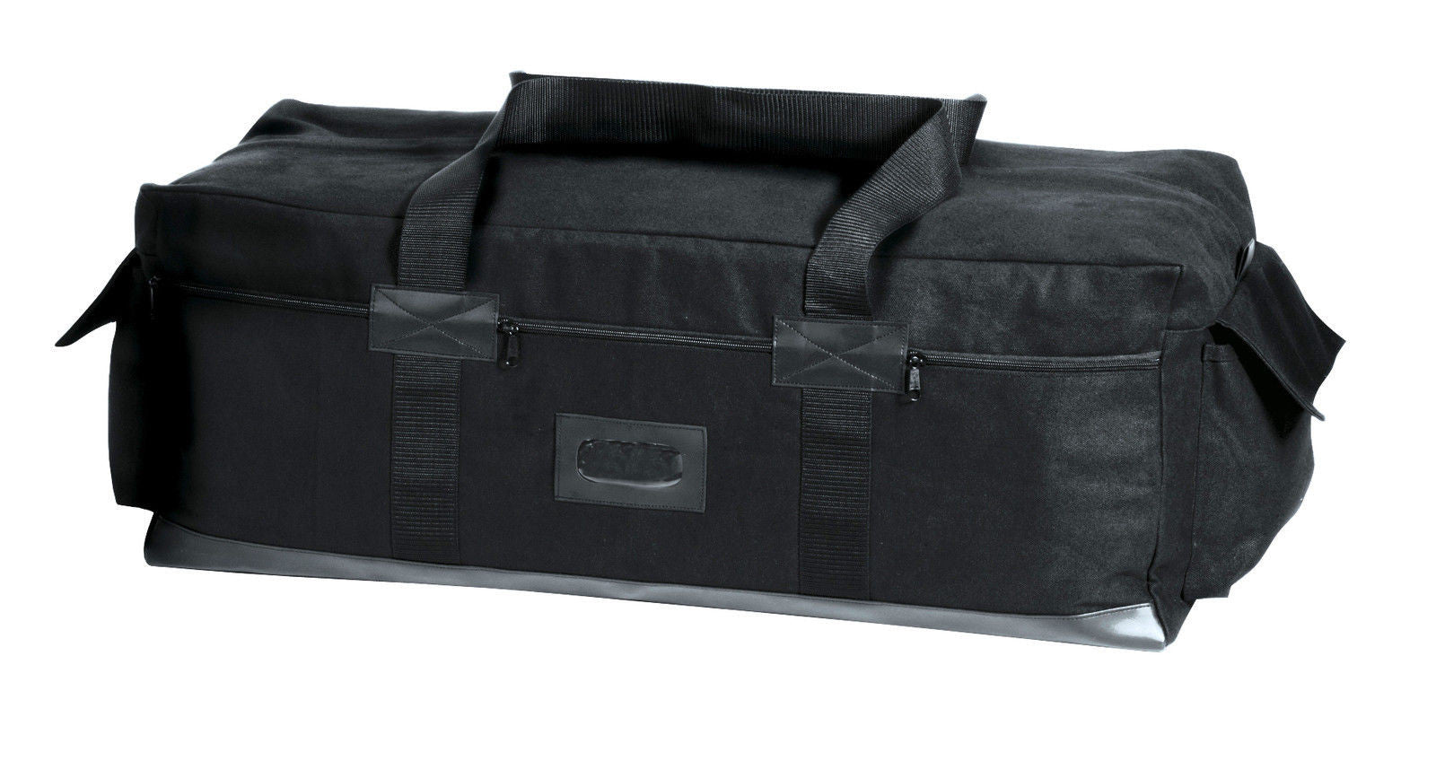Heavyweight Canvas Duffle Bag Black OD Israeli Tactical Gear Bags