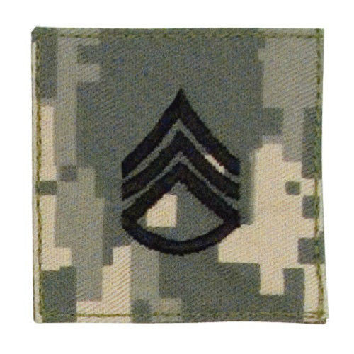 2 X 2 ACU US Army E-9 Sergeant Major Rank Insignia Patch VELCRO BRAND Hook