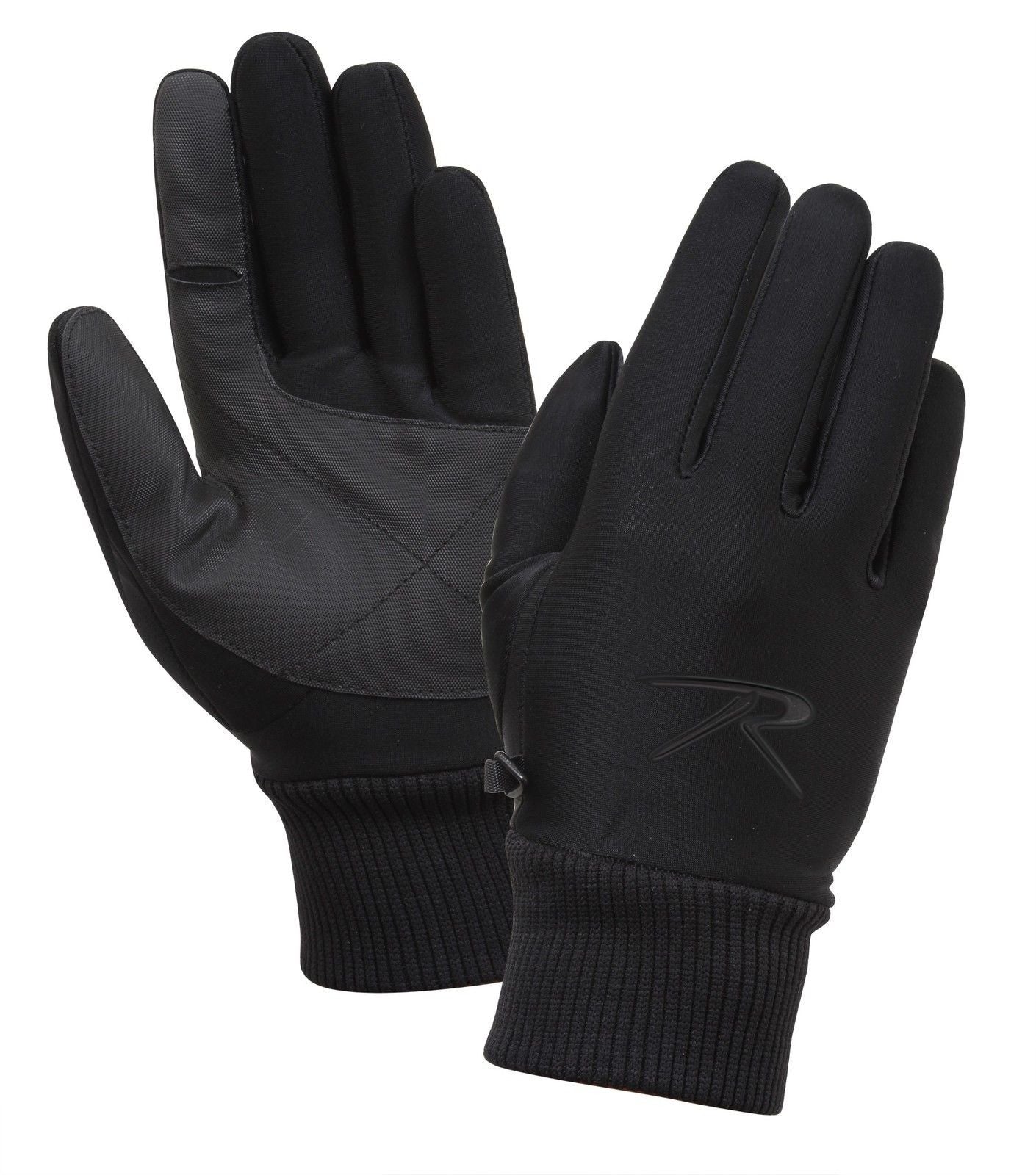 Waterproof Lined Four Way Stretch Black Glove