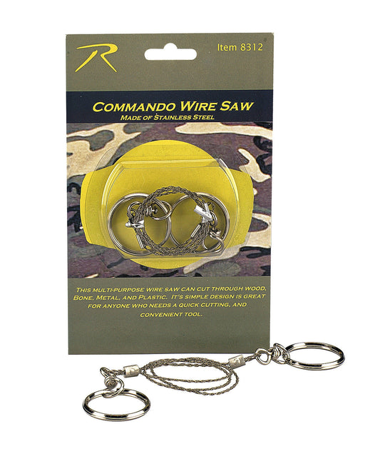 Commando Wire Saw - Camping Tool - Lightweight Cut Tool for Wood Plastic Bone