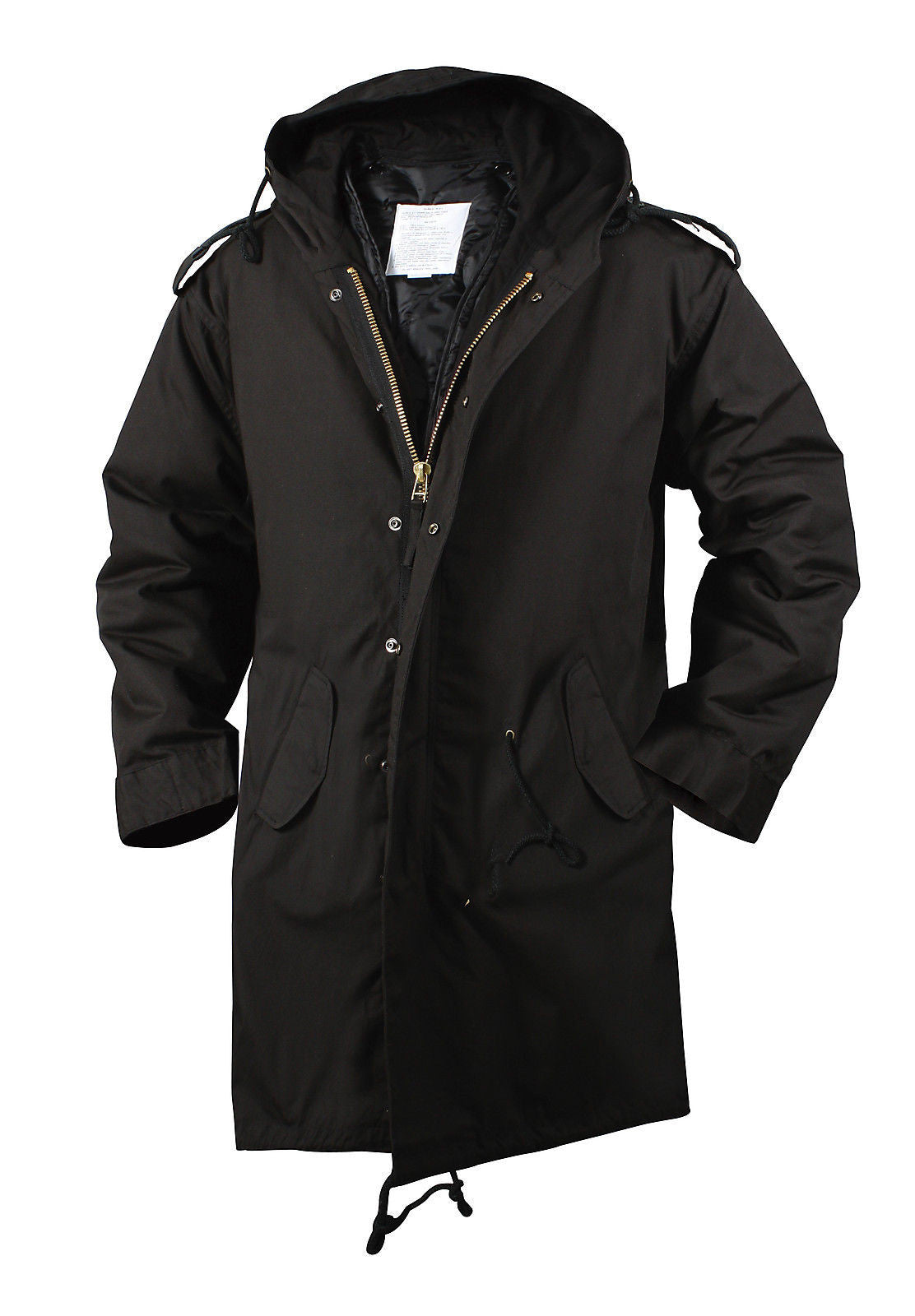 Fishtail top winter parka