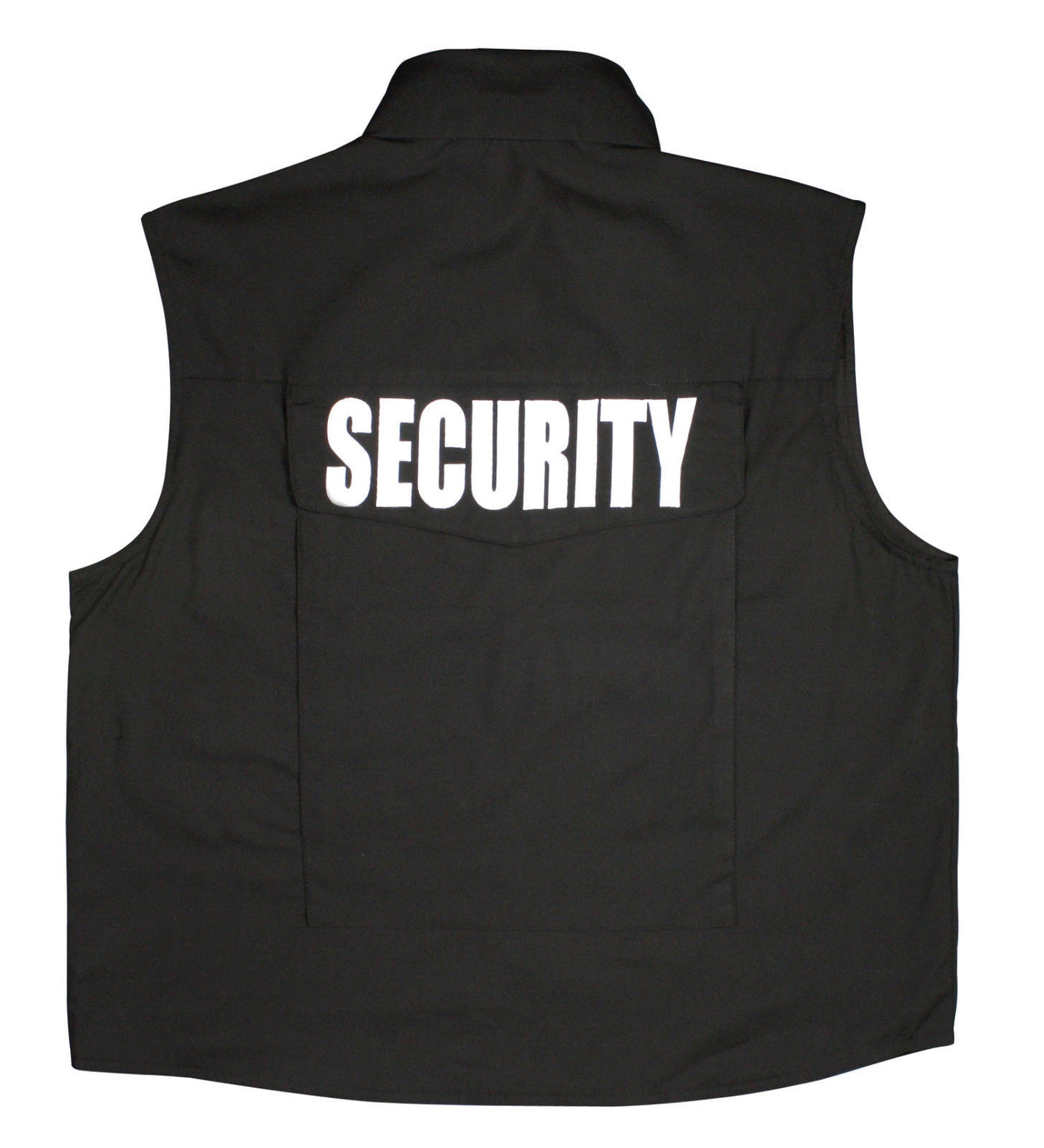 Black SECURITY Ranger Vest Cotton Bouncer Security Guard Hooded Vests