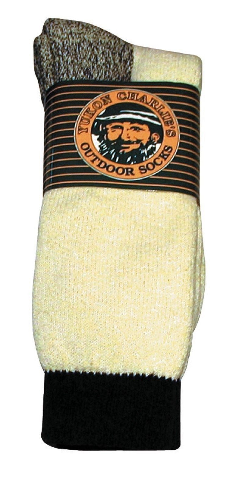 Heavy Weight Natural Thermal Boot Socks - One Size - Extremely Warm And Cozy