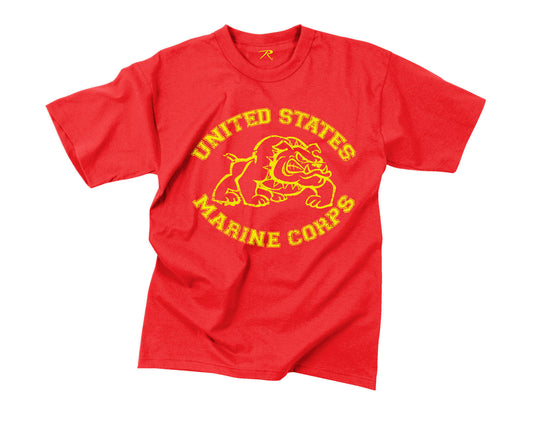 Vintage Red U.S. Marine Bulldog T-Shirt