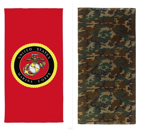 Camouflage Towels - Marines, Army, Camo Beach Towles