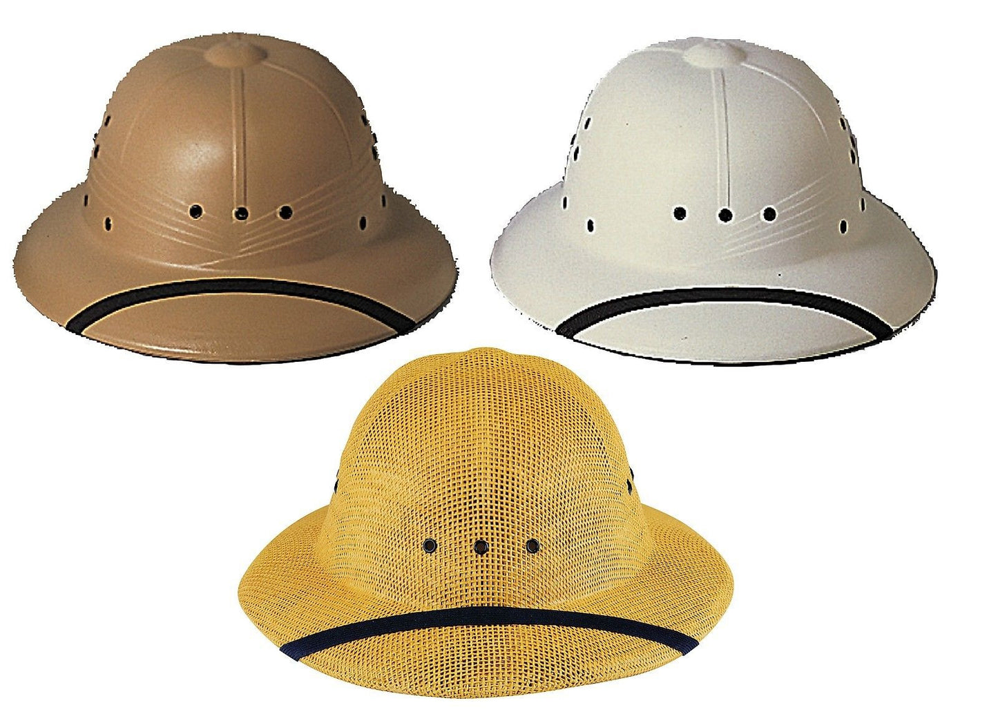 Pith Helmet Safari Sun Hat Adult Waterproof 1 Size Fits US Made