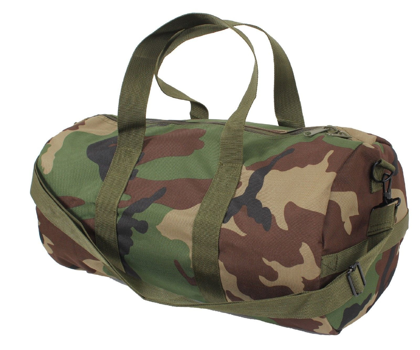 Woodland Camouflage Shoulder Bag Camo Polyester Gym Duffle Messenger Bags