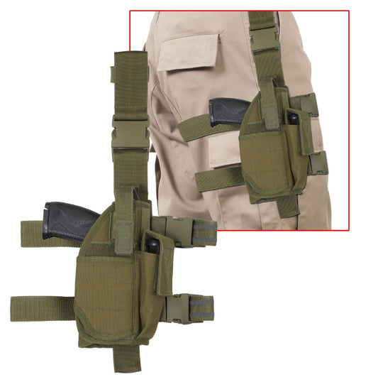 Adjustable Drop Leg Holster Olive Drab Tactical Concealed Thigh Holsters