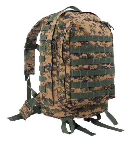 MOLLE II 3 Day Pack Woodland Digital Camo Sporty Backpack Hiking Bag