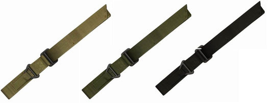 Condor Rigger Belt - Nylon Webbing, Forged Steel Buckle - Coyote Tan Olive Black
