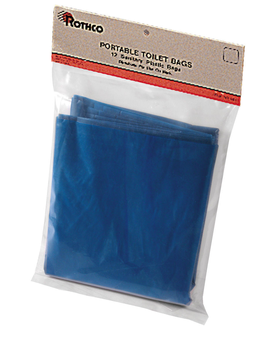 Portable Camping Toilet Replacement Bags - 10 Pack-Camp Plastic Outdoor Bathroom