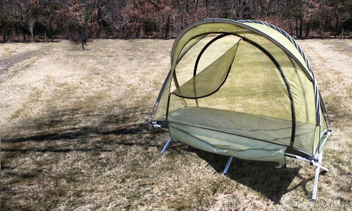 Mosquito Net Bar Cot - Free Standing Anti-Bug Sleeping Cot w/ Mesh Net ...