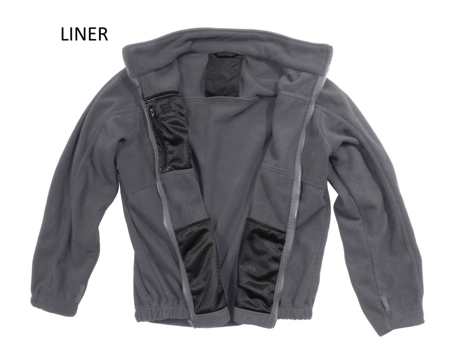 Black All Weather 3-In-1 Waterproof Jacket w/ Detachable Fleece Liner