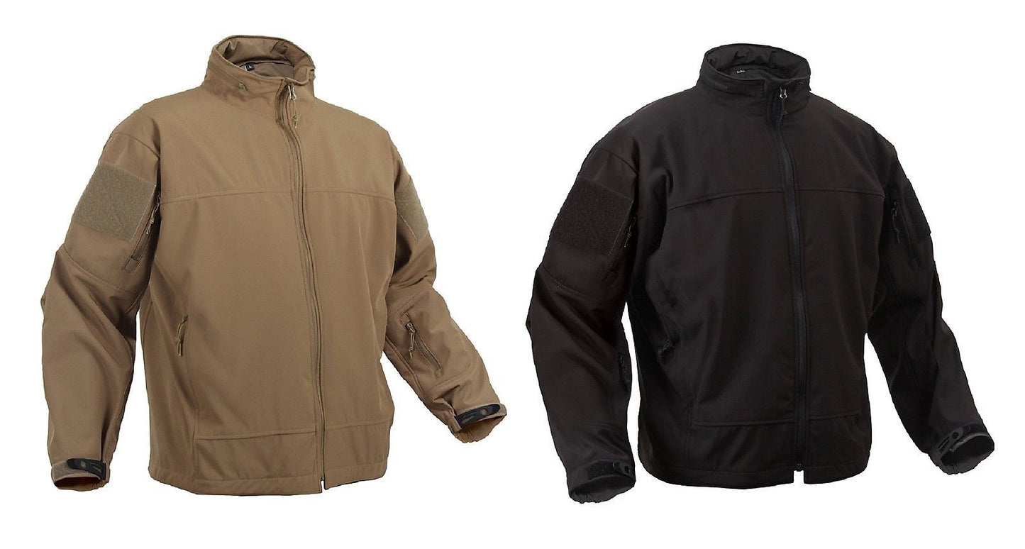 Covert Ops Light Weight Soft Shell Jacket Tactical Waterproof Lightweight Coat