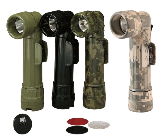 Genuine G.I. Flashlights - Angle Flash Lights - U.S. Made